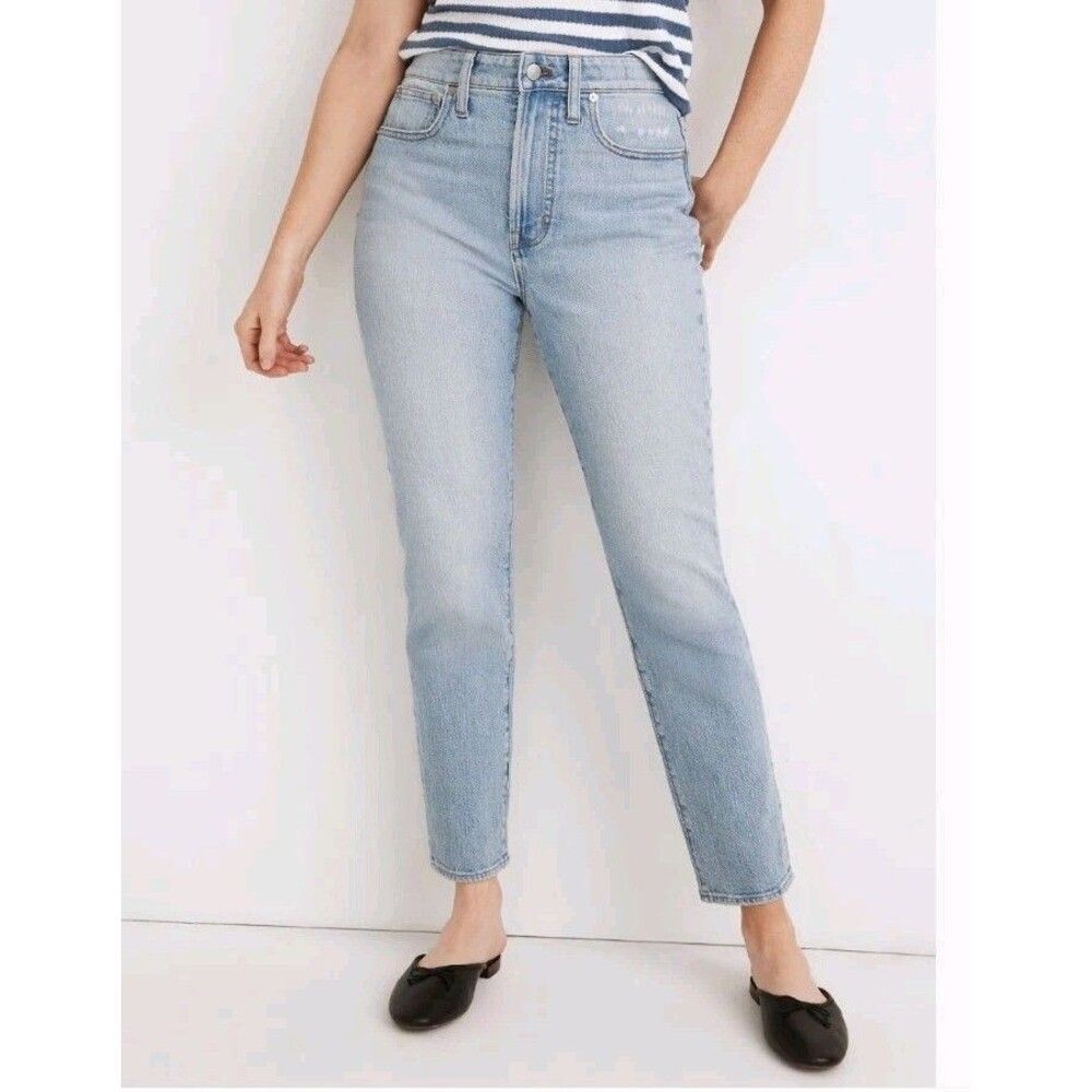 Madewell The Perfect Curvy Vintage Jeans Size 27 Blue Denim Stretch Fiore Wash